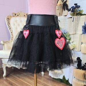 NWT Killstar X The Powerpuff Girls Sold Out High Waist Mini Tutu Skirt XS Black